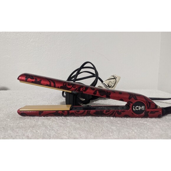 Farouk Systems i.CHI GF1413 Ceramic Hair Styling Iron Red Roses Works